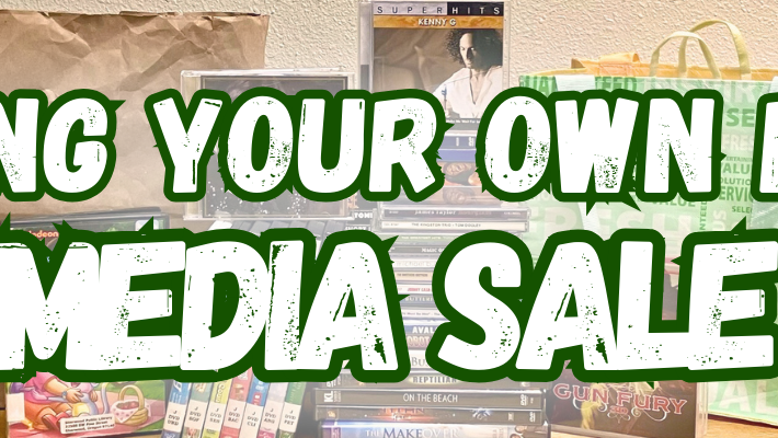 Bring-Your-Own-Bag Media Sale